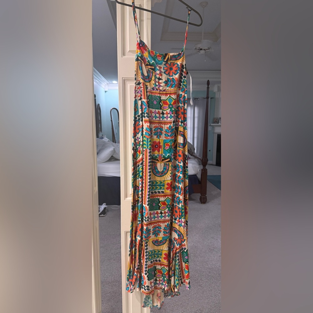 NWT Colorful Geometric Patterned Dress